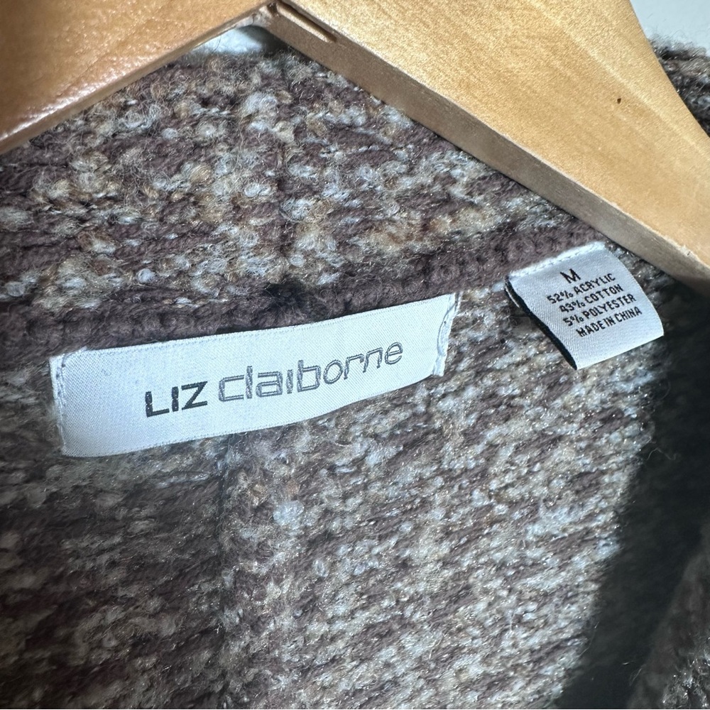 Multiple Patterned Open-Front Cardigan - Picture 3 of 5